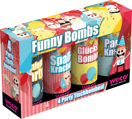 Tischbomben Funny Boms  4er