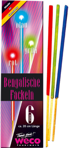Bengalische Fackeln,20cm, F1,WECO